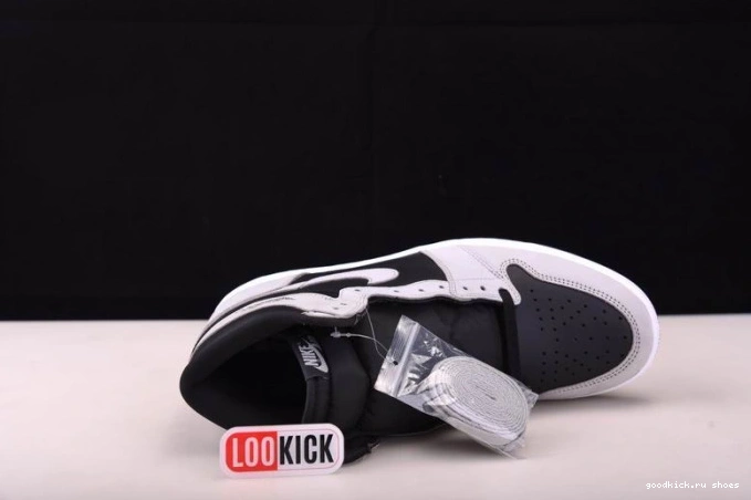 Rep White Light High Black Smoke 555088-035 Retro Air 1 Grey Jordan 0708